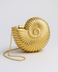 BOLSO CLUTCH CONCHA METÁLICA