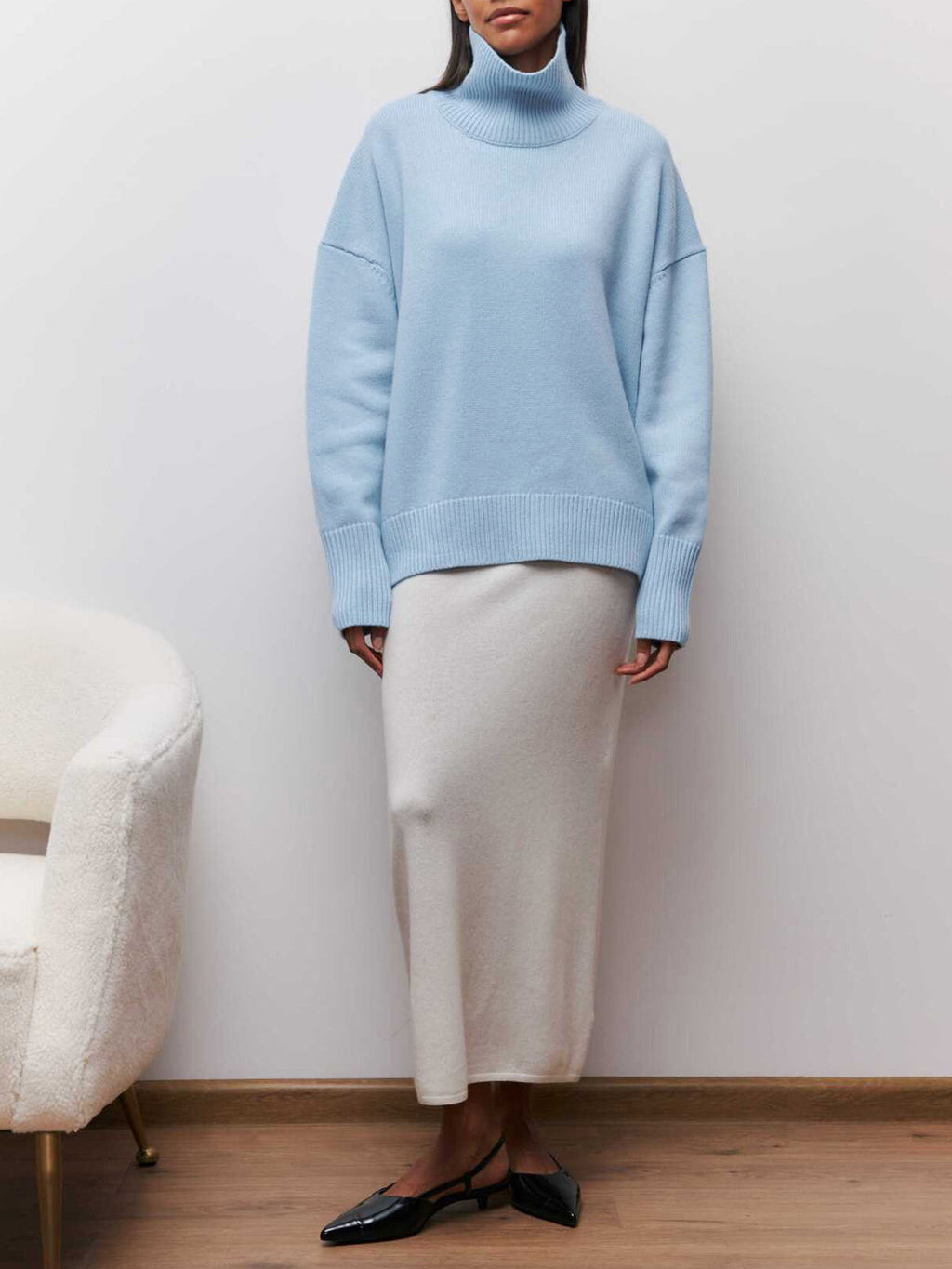JERSEY OVERSIZE DE CUELLO ALTO