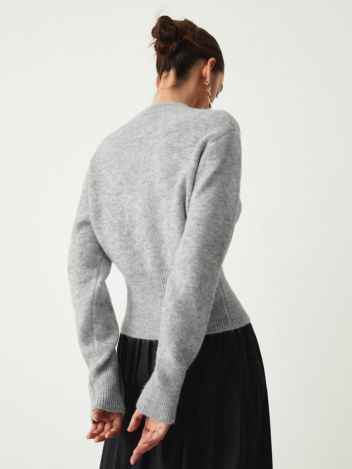 JERSEY SUAVE CON CUELLO ALTO Y CREMALLERA