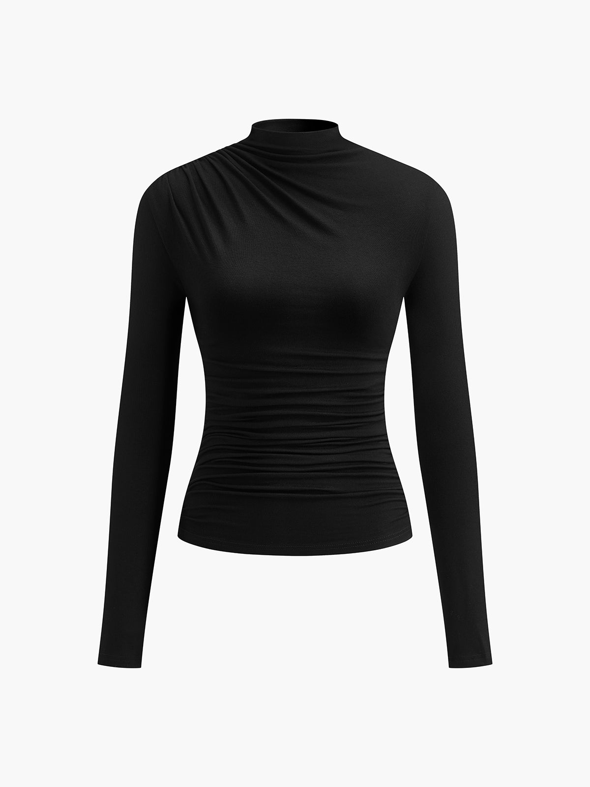 CAMISETA DE MANGA LARGA CON FRUNCES