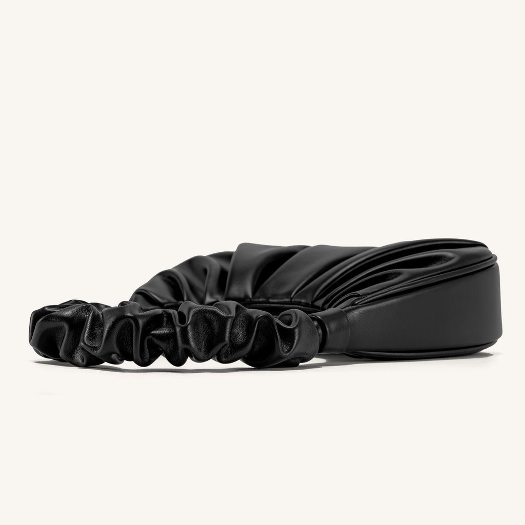 BOLSO FRUNCIDO I Piel negro