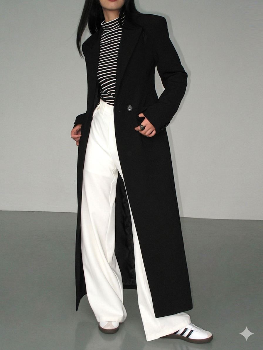 CHAQUETA BLAZER LARGA