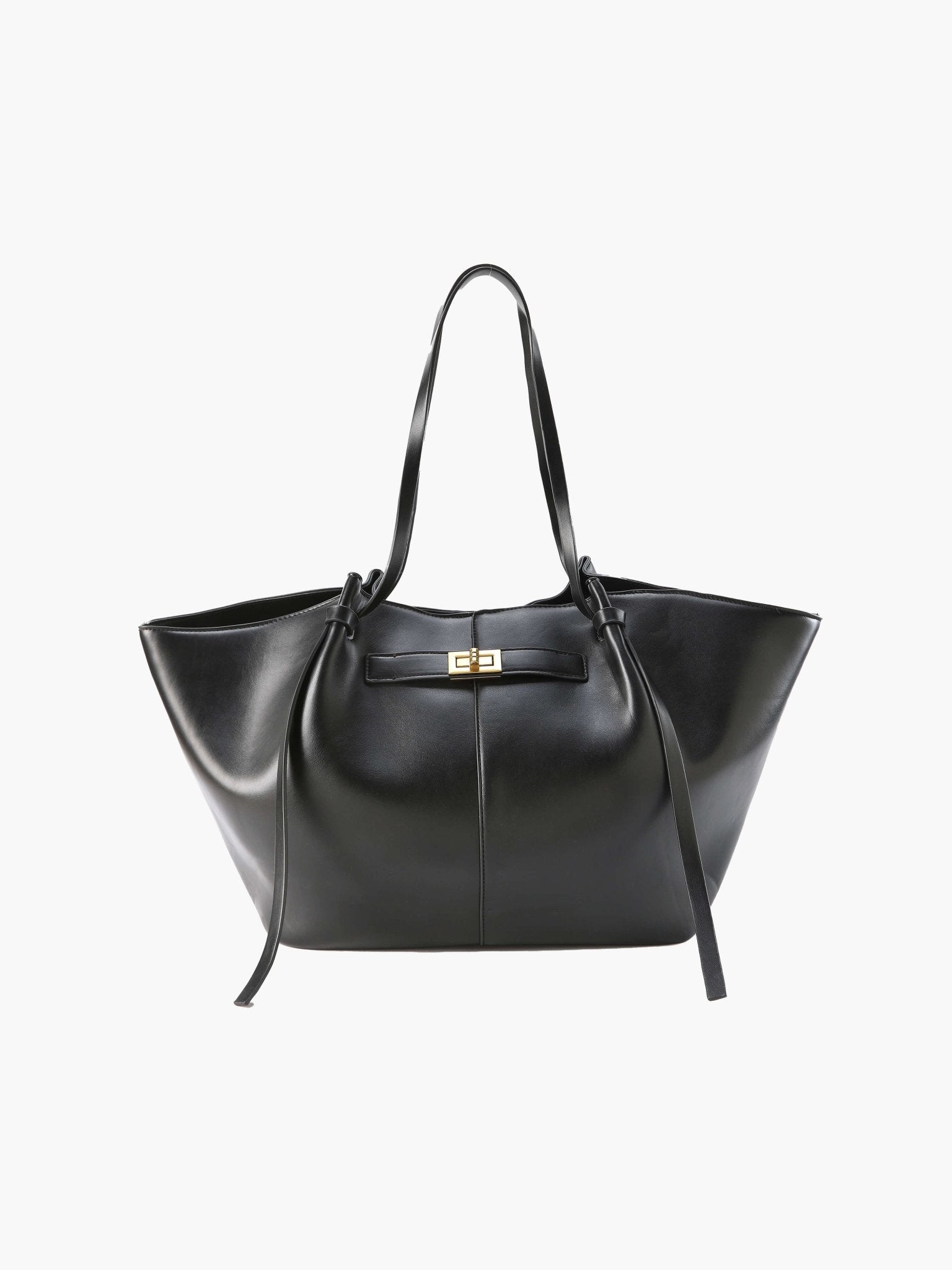 BOLSO SHOPPER ESTRUCTURADO CON DETALLE METÁLICO