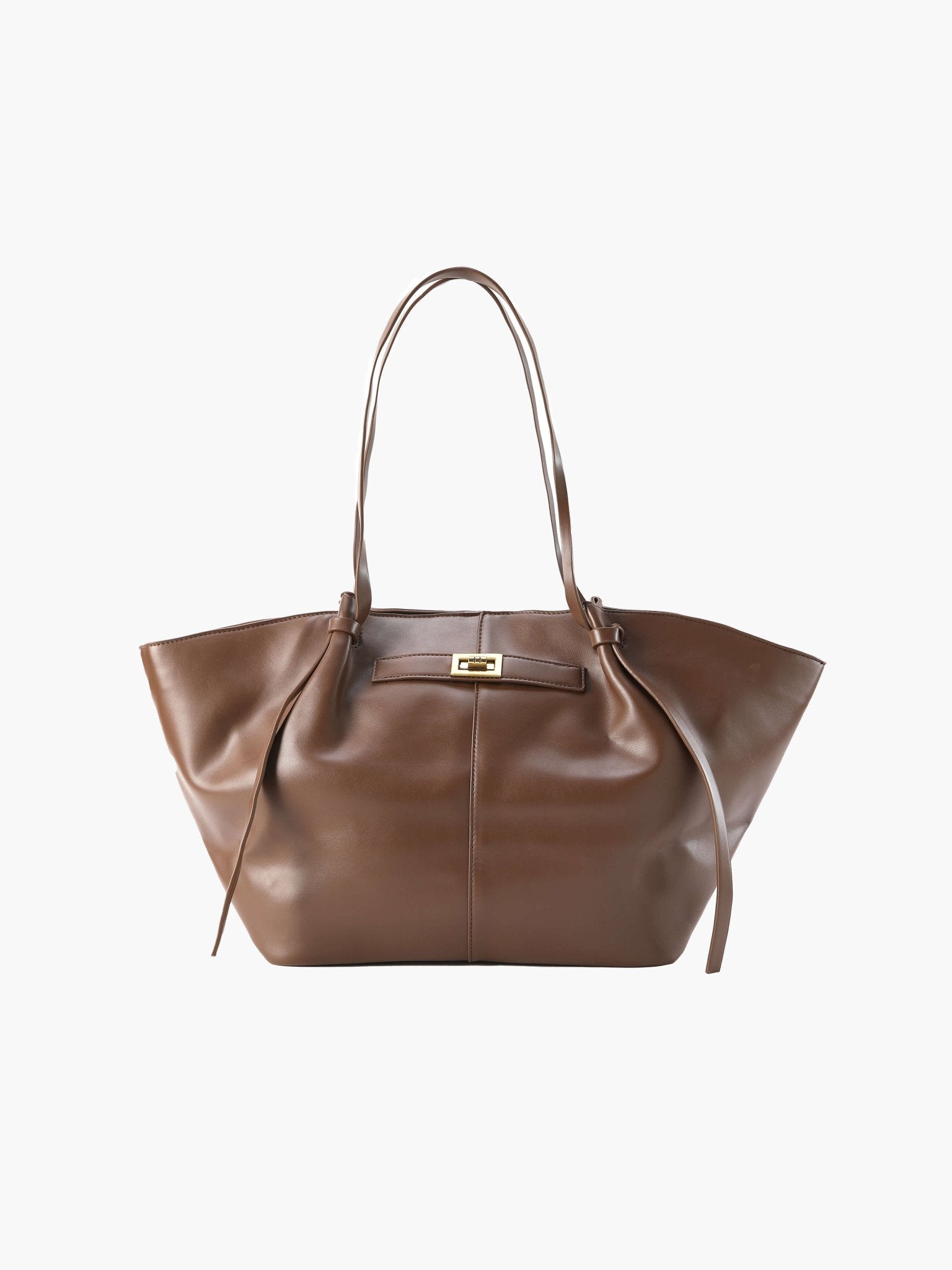 BOLSO SHOPPER ESTRUCTURADO CON DETALLE METÁLICO