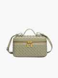 BOLSO BAÚL TRENZADO DOBLE CREMALLERA