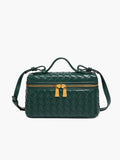 BOLSO BAÚL TRENZADO DOBLE CREMALLERA