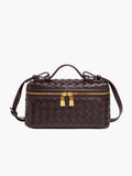 BOLSO BAÚL TRENZADO DOBLE CREMALLERA