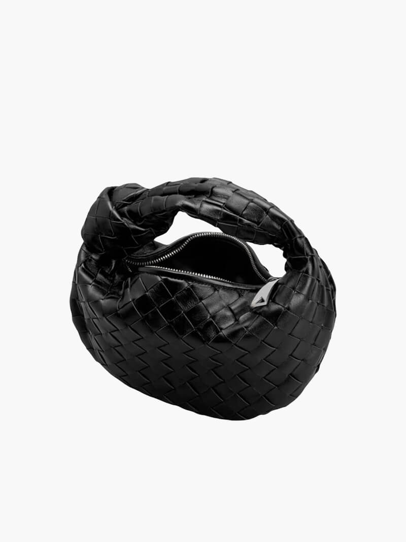 BOLSO MINI TRENZADO ASA ENVOLVENTE EFECTO PIEL