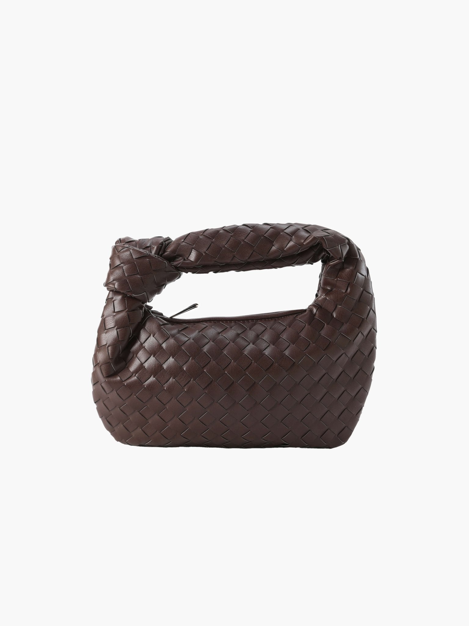 BOLSO MINI TRENZADO ASA ENVOLVENTE EFECTO PIEL