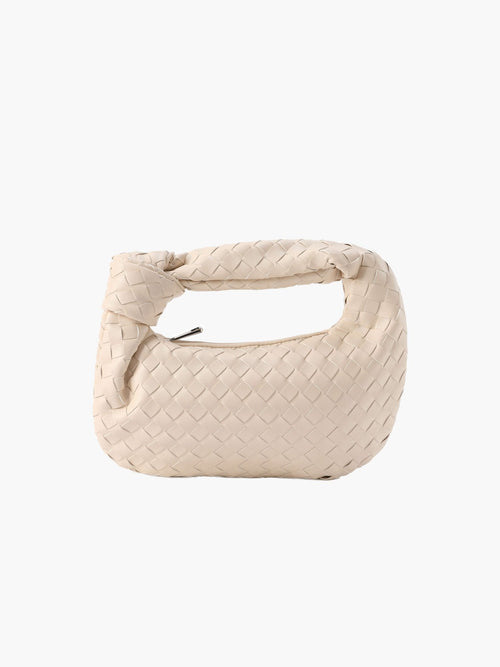 BOLSO MINI TRENZADO ASA ENVOLVENTE EFECTO PIEL