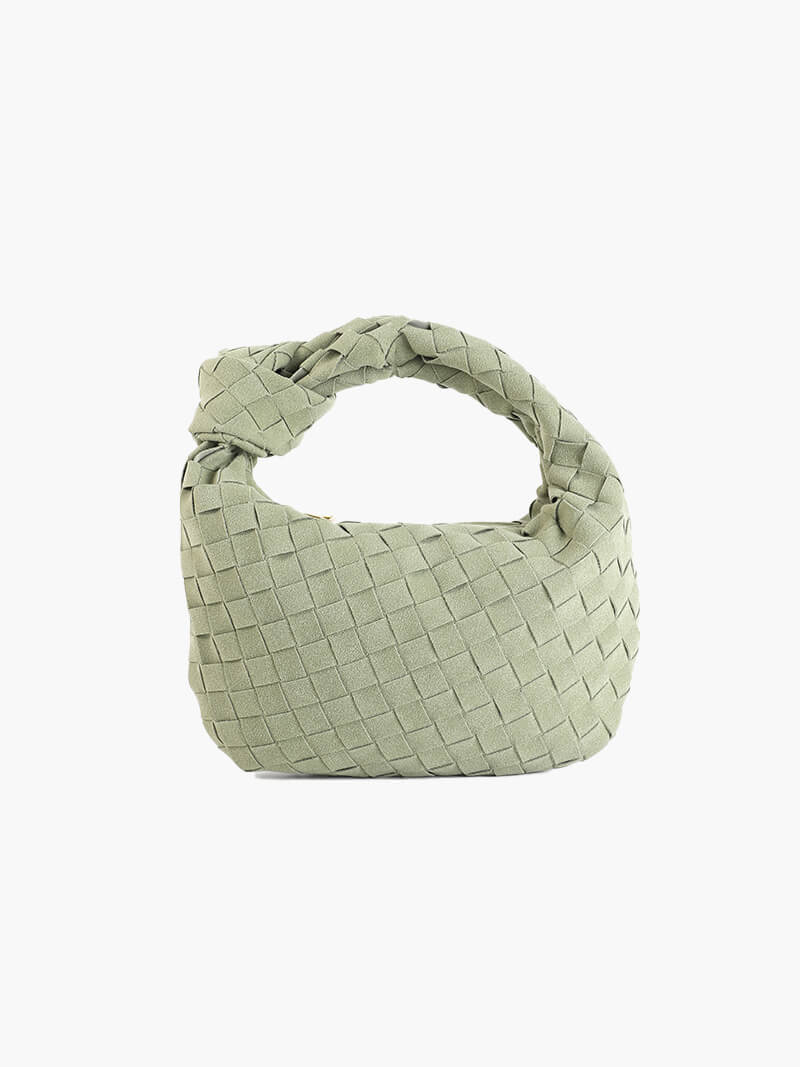 BOLSO MINI TRENZADO EFECTO ANTE