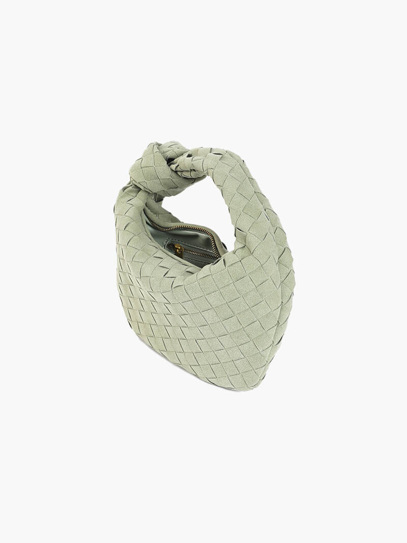 BOLSO MINI TRENZADO EFECTO ANTE