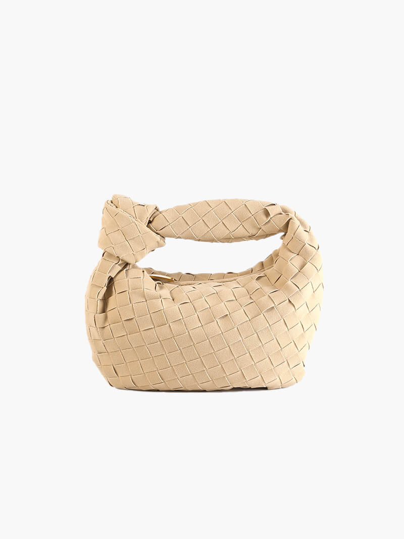 BOLSO MINI TRENZADO EFECTO ANTE