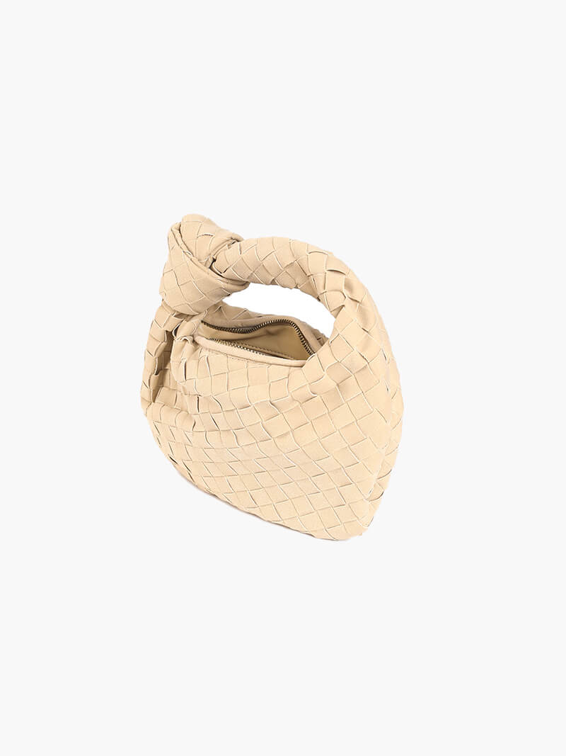 BOLSO MINI TRENZADO EFECTO ANTE