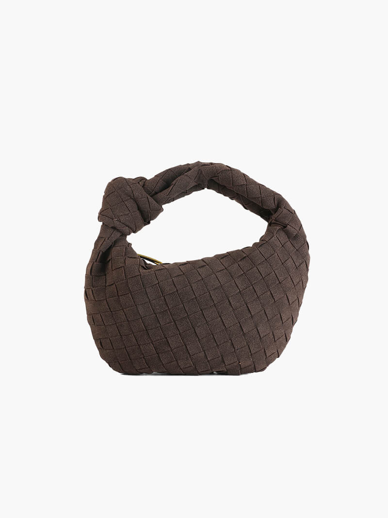 BOLSO MINI TRENZADO EFECTO ANTE