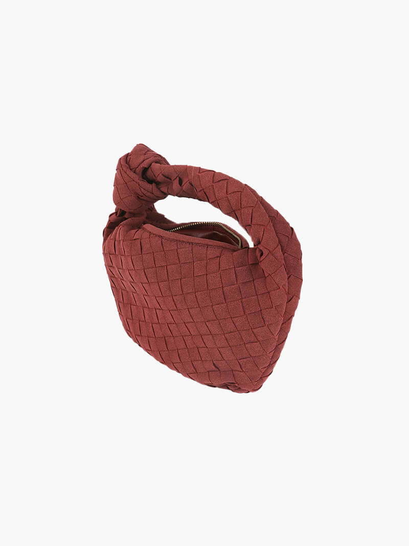 BOLSO MINI TRENZADO EFECTO ANTE