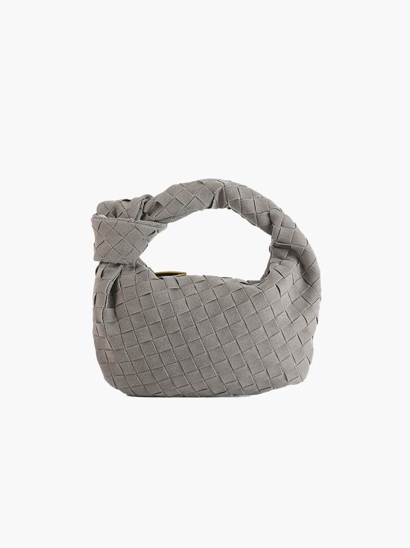 BOLSO MINI TRENZADO EFECTO ANTE
