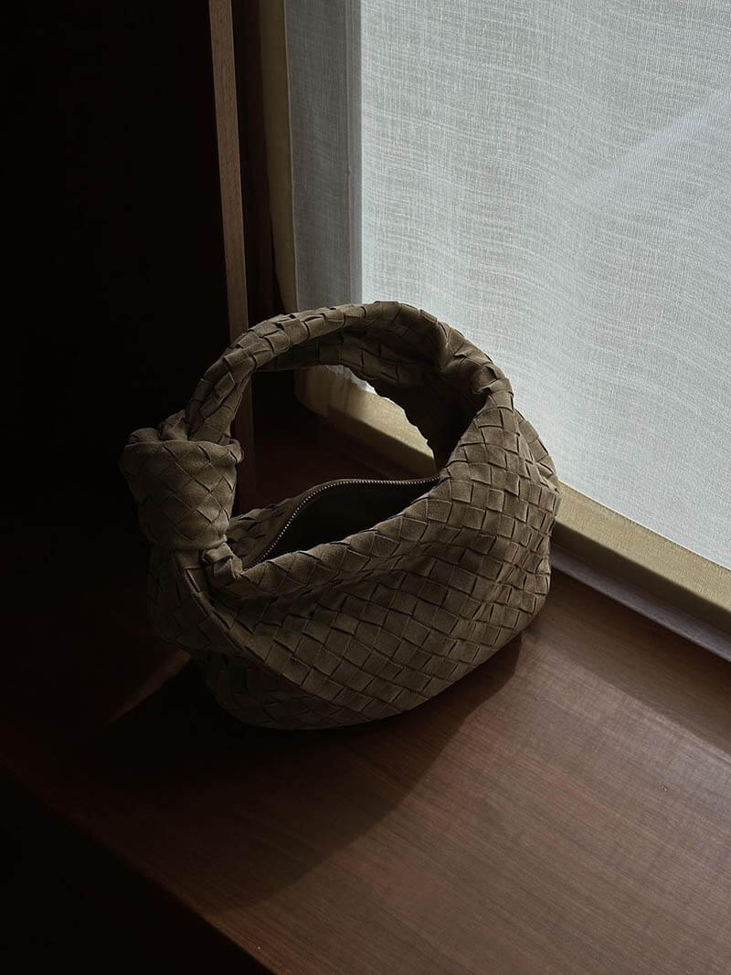 BOLSO MINI TRENZADO EFECTO ANTE